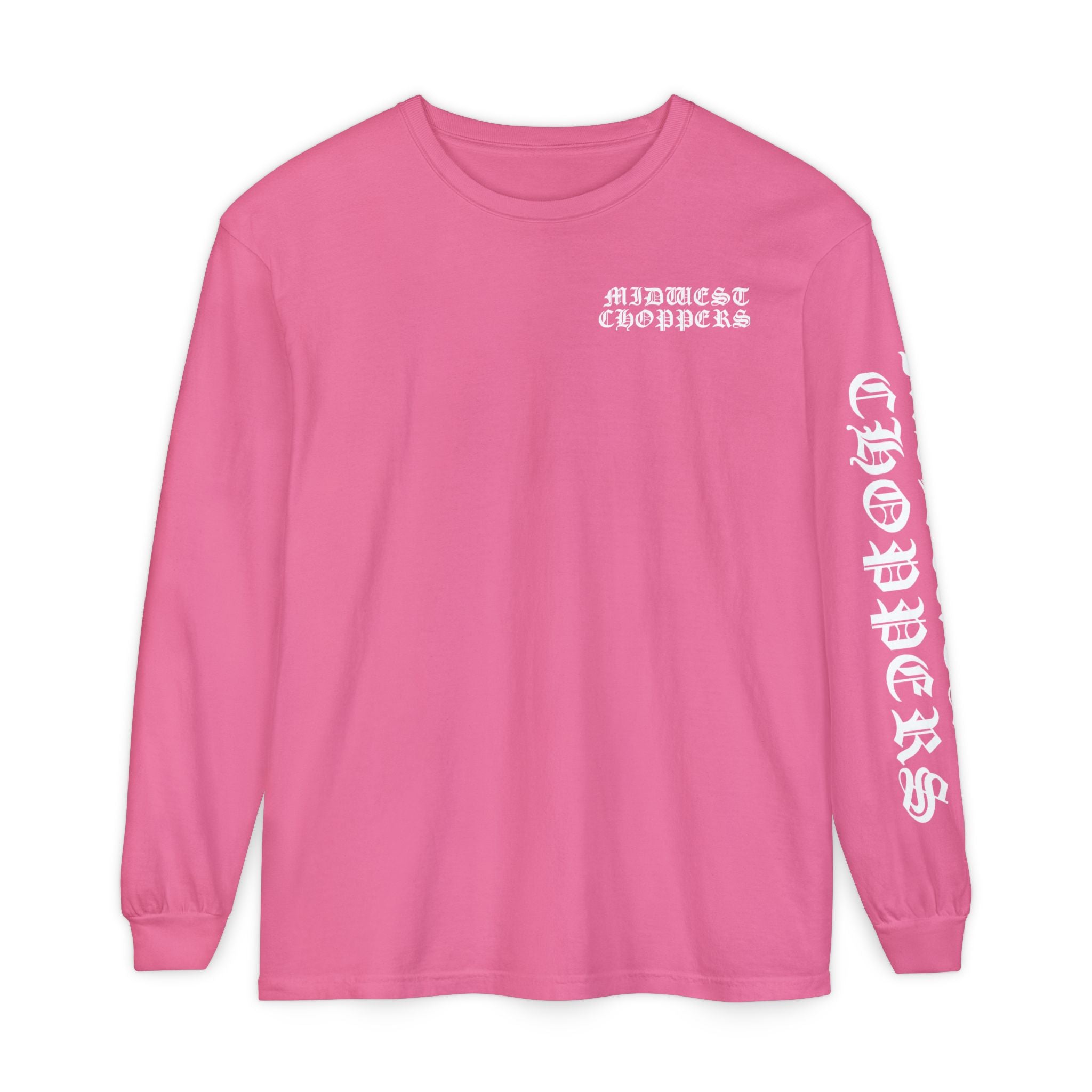 WHITE LABEL Unisex Garment-dyed Long Sleeve T-Shirt