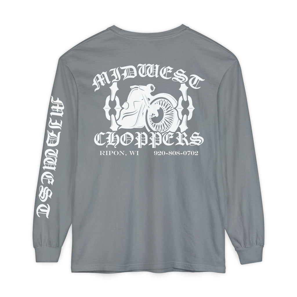 WHITE LABEL Unisex Garment-dyed Long Sleeve T-Shirt