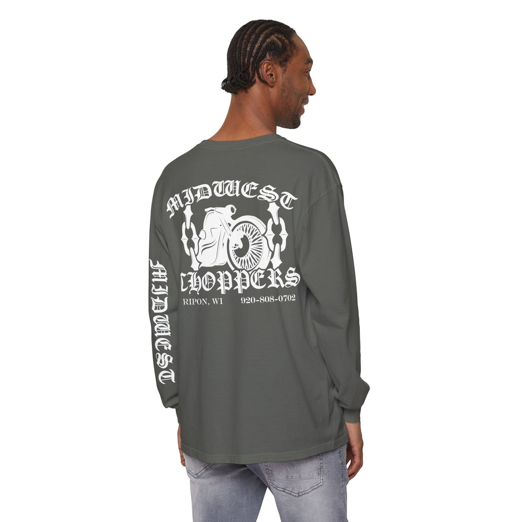 WHITE LABEL Unisex Garment-dyed Long Sleeve T-Shirt