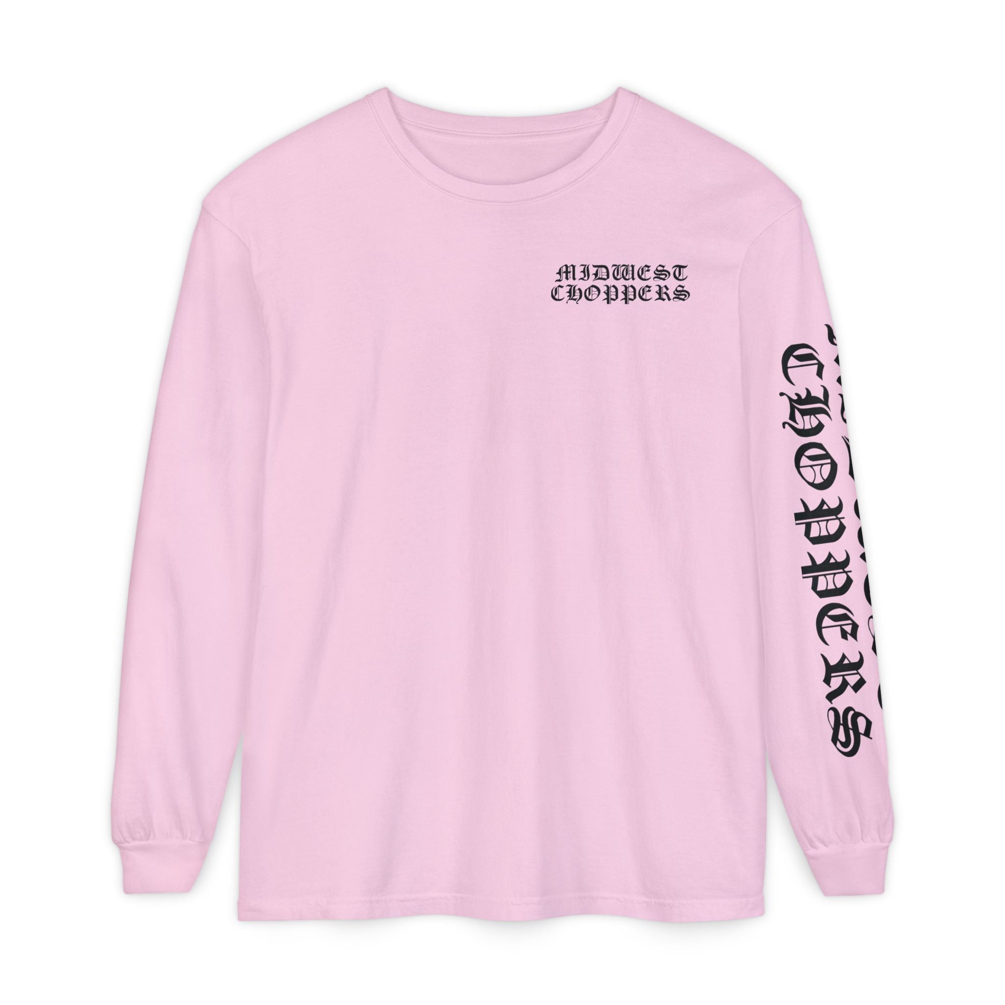 BLACK LABEL Unisex Garment-dyed Long Sleeve T-Shirt