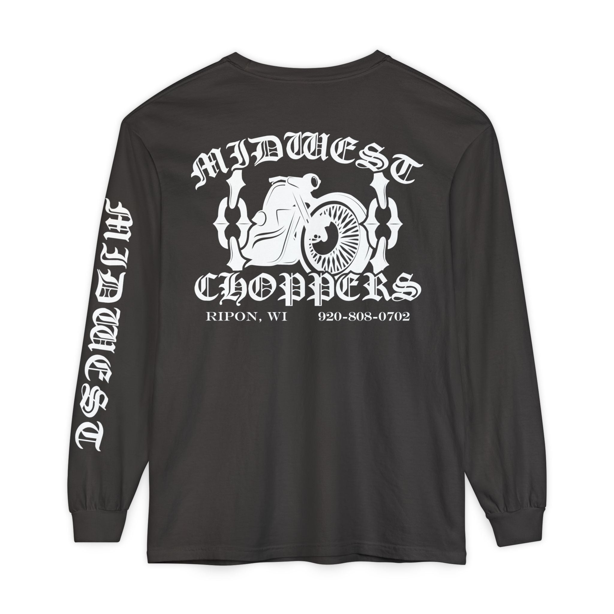 WHITE LABEL Unisex Garment-dyed Long Sleeve T-Shirt