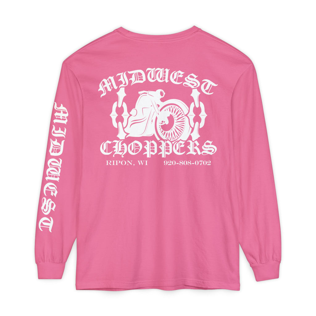 WHITE LABEL Unisex Garment-dyed Long Sleeve T-Shirt