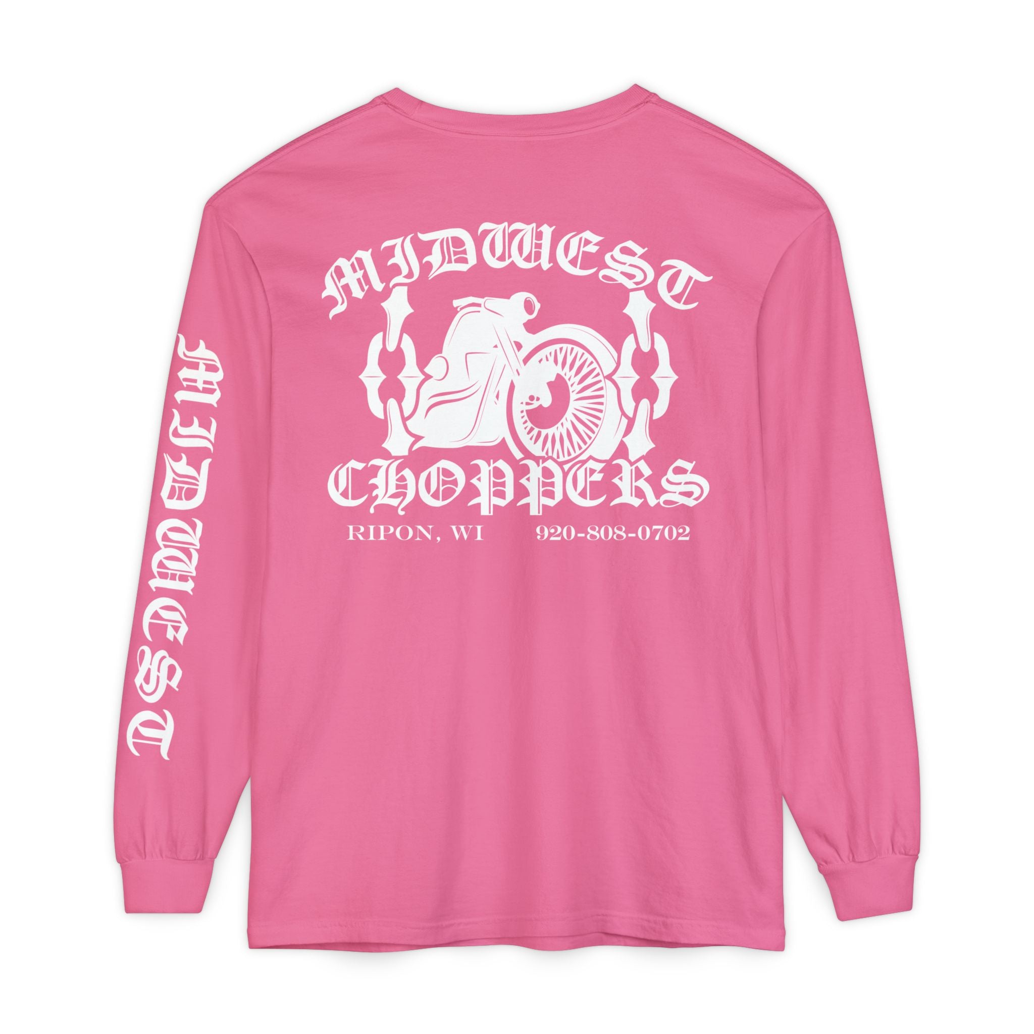 WHITE LABEL Unisex Garment-dyed Long Sleeve T-Shirt