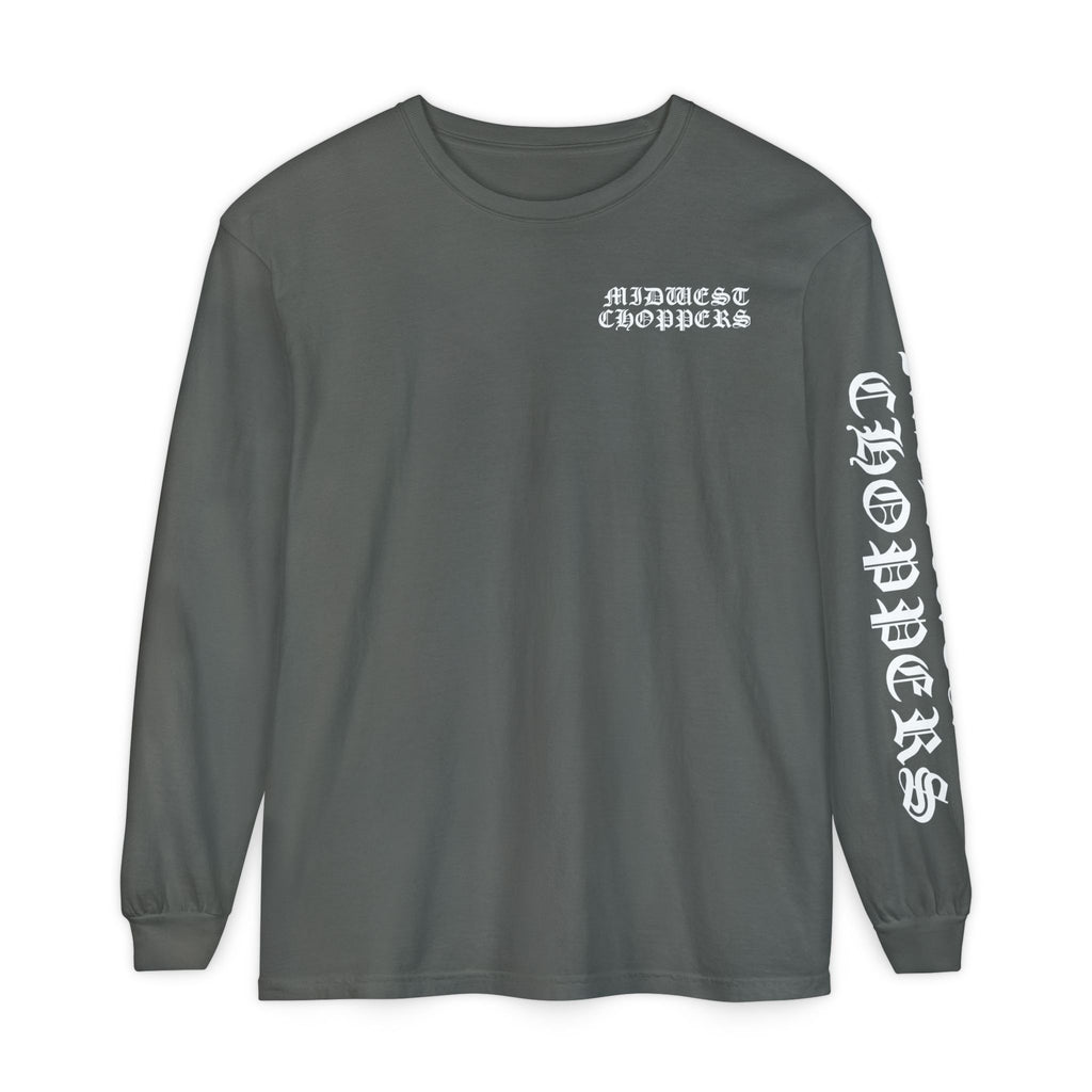 WHITE LABEL Unisex Garment-dyed Long Sleeve T-Shirt