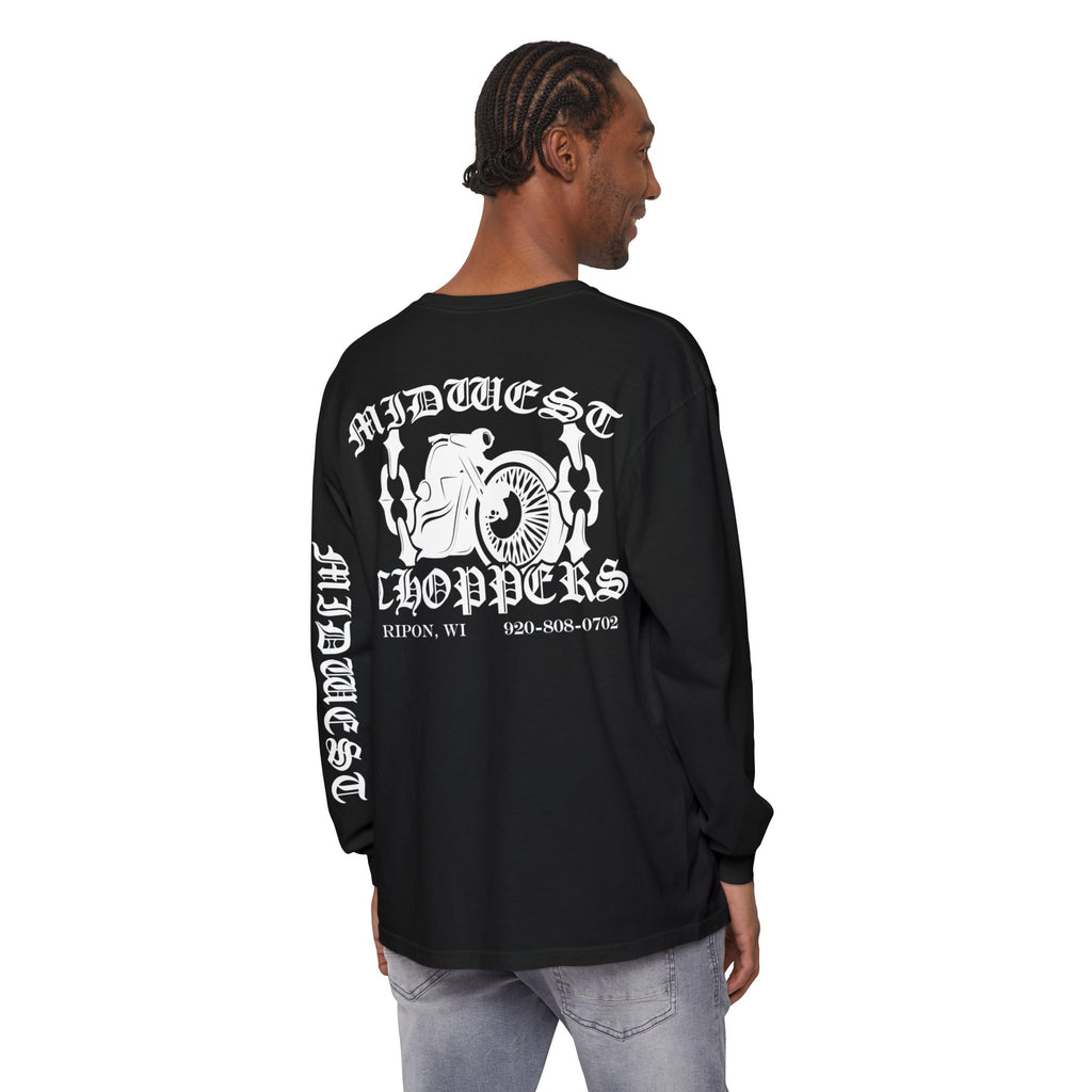 WHITE LABEL Unisex Garment-dyed Long Sleeve T-Shirt