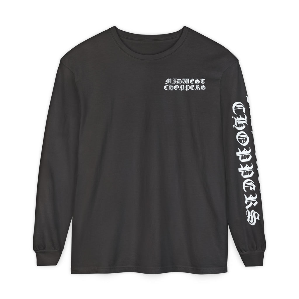 WHITE LABEL Unisex Garment-dyed Long Sleeve T-Shirt
