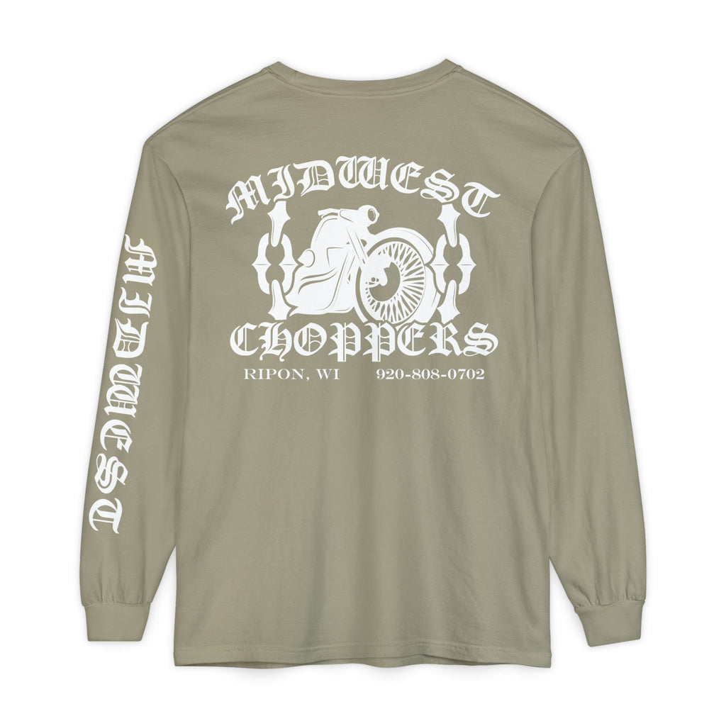 WHITE LABEL Unisex Garment-dyed Long Sleeve T-Shirt
