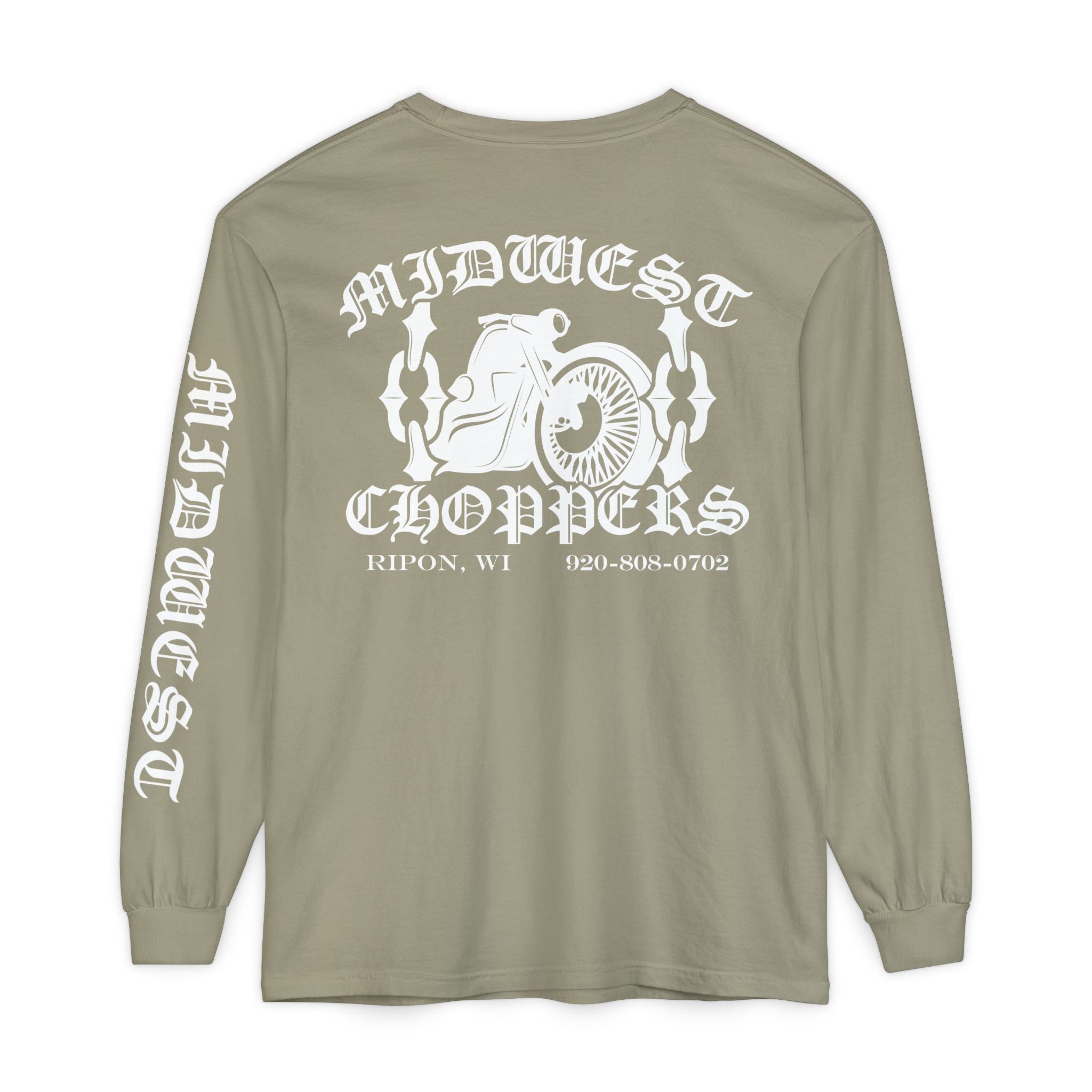 WHITE LABEL Unisex Garment-dyed Long Sleeve T-Shirt