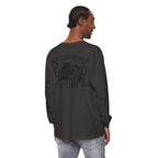 BLACK LABEL Unisex Garment-dyed Long Sleeve T-Shirt