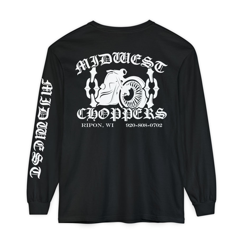 WHITE LABEL Unisex Garment-dyed Long Sleeve T-Shirt