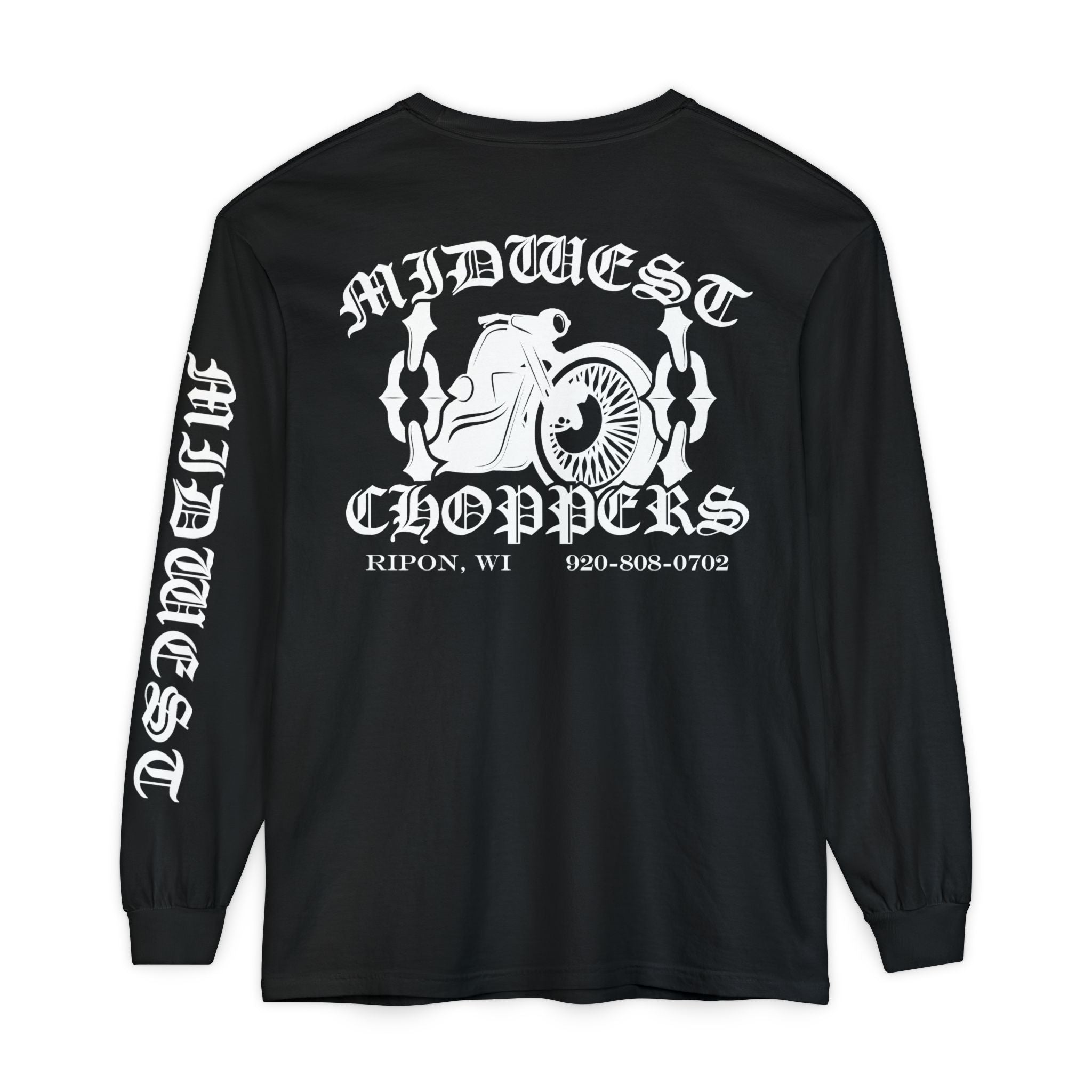 WHITE LABEL Unisex Garment-dyed Long Sleeve T-Shirt