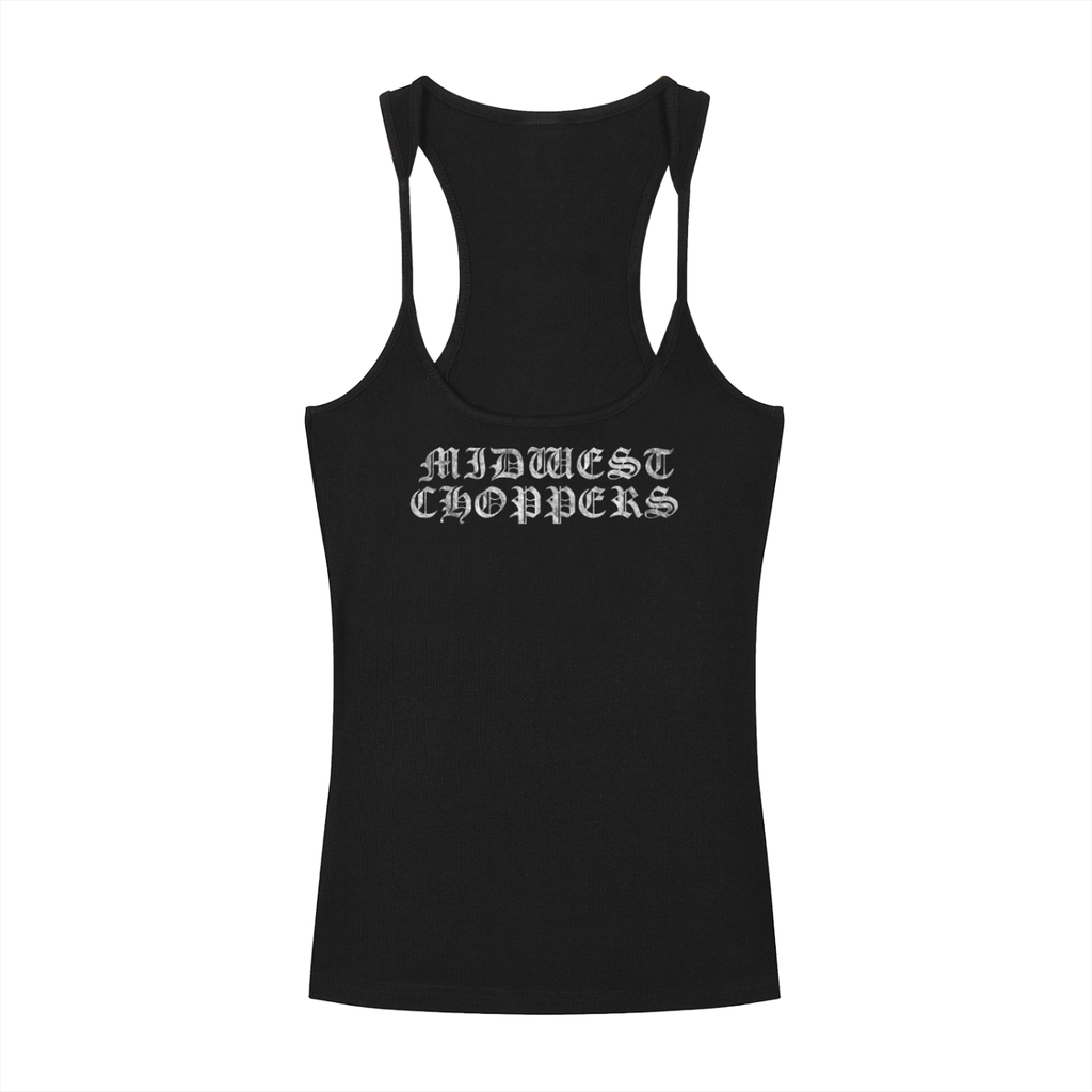 WHITE LABEL RAZOR BACK WOMENS TANK