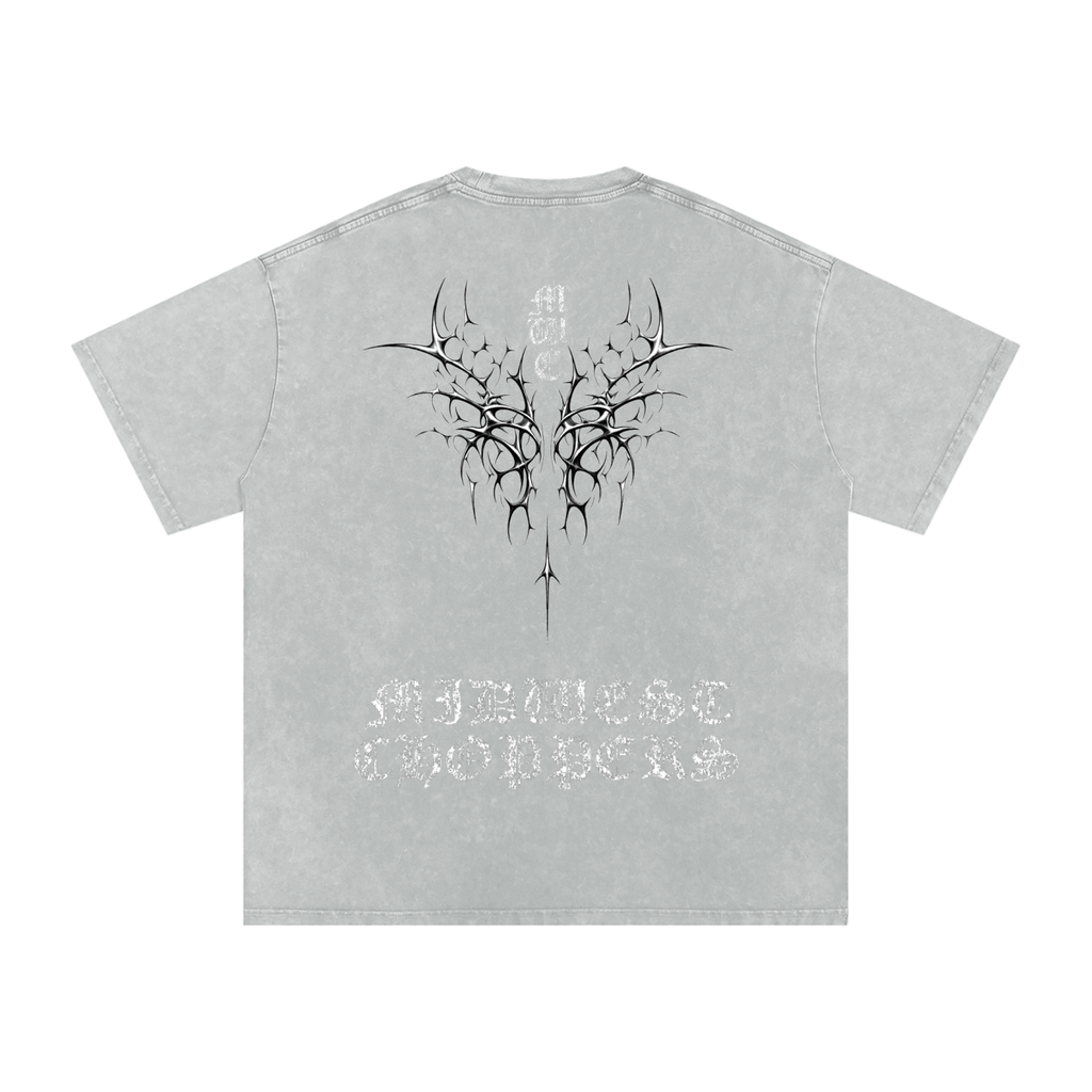 ACID WASH CENTER (MWC) GRUNGE BACK