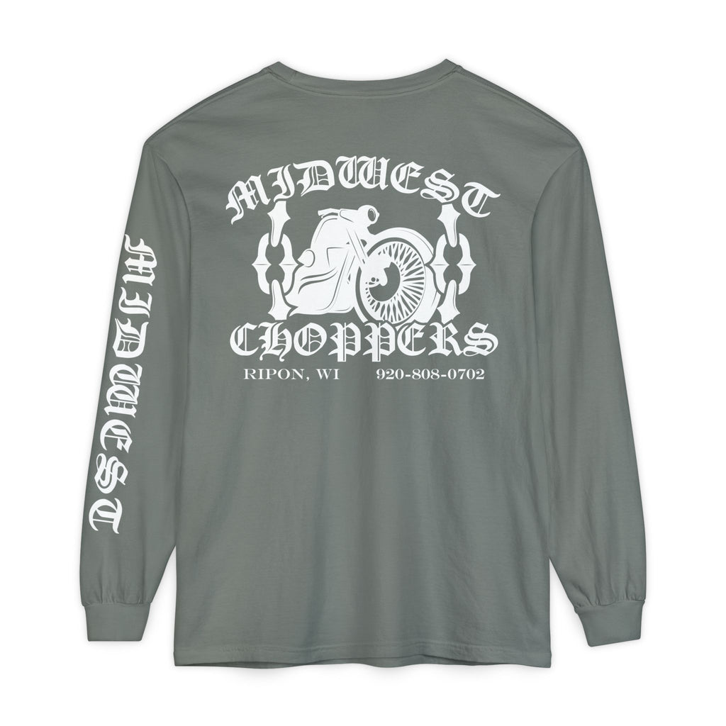 WHITE LABEL Unisex Garment-dyed Long Sleeve T-Shirt