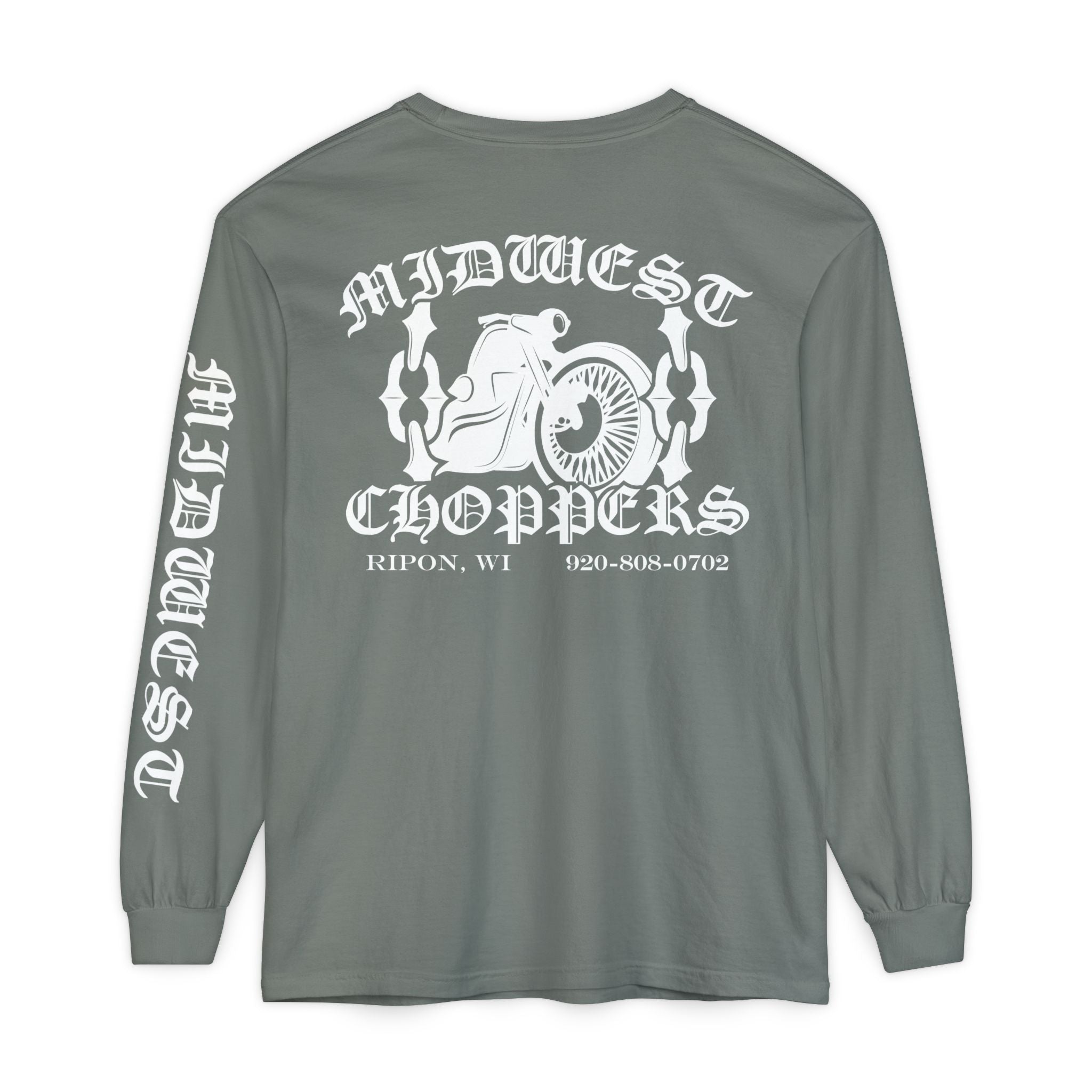 WHITE LABEL Unisex Garment-dyed Long Sleeve T-Shirt