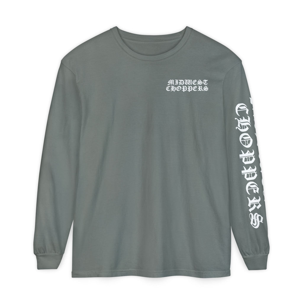 WHITE LABEL Unisex Garment-dyed Long Sleeve T-Shirt