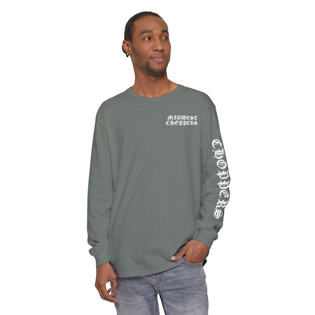 WHITE LABEL Unisex Garment-dyed Long Sleeve T-Shirt