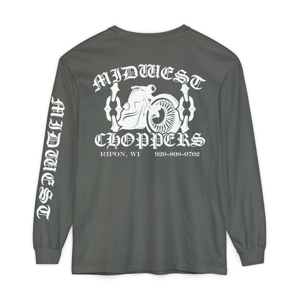 WHITE LABEL Unisex Garment-dyed Long Sleeve T-Shirt