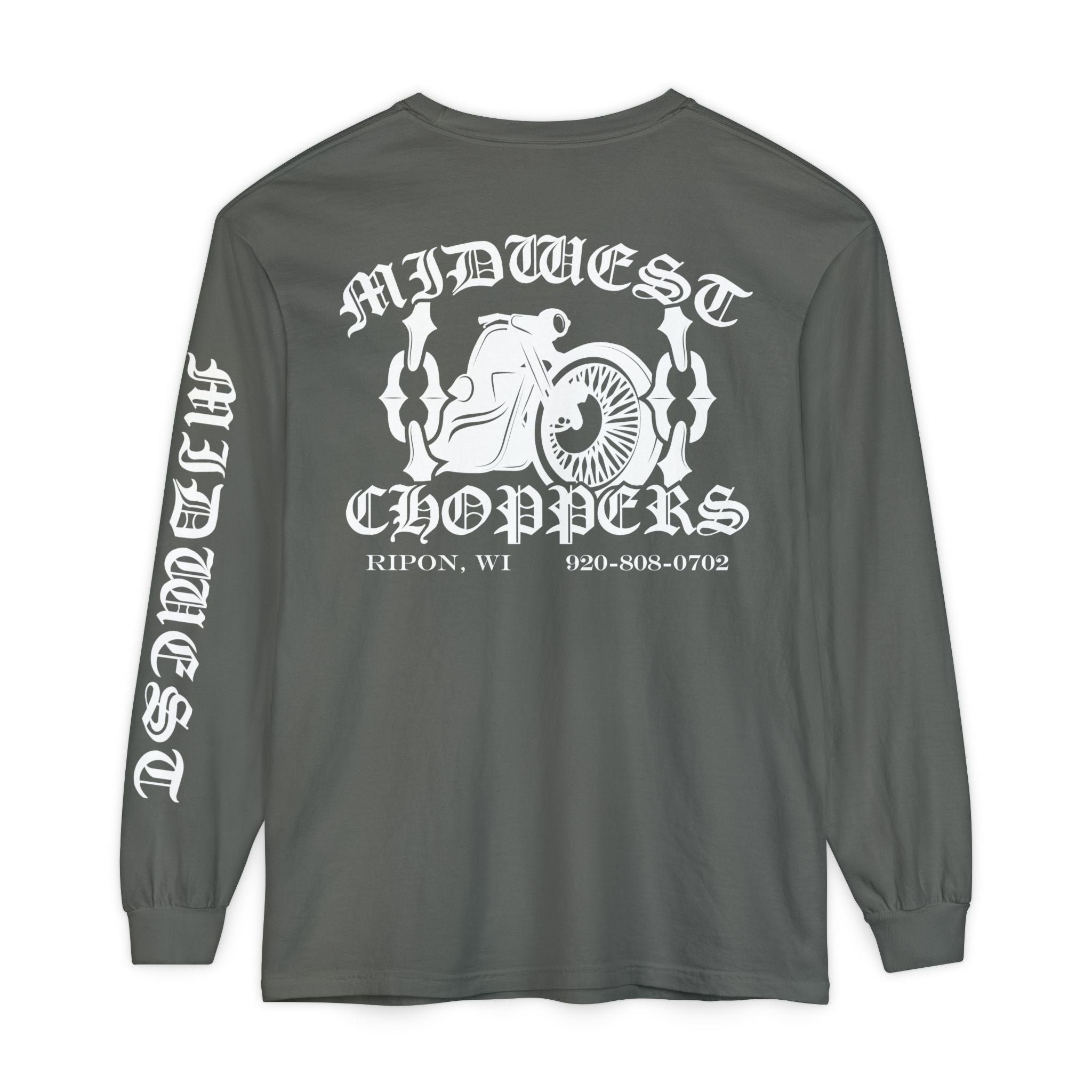 WHITE LABEL Unisex Garment-dyed Long Sleeve T-Shirt