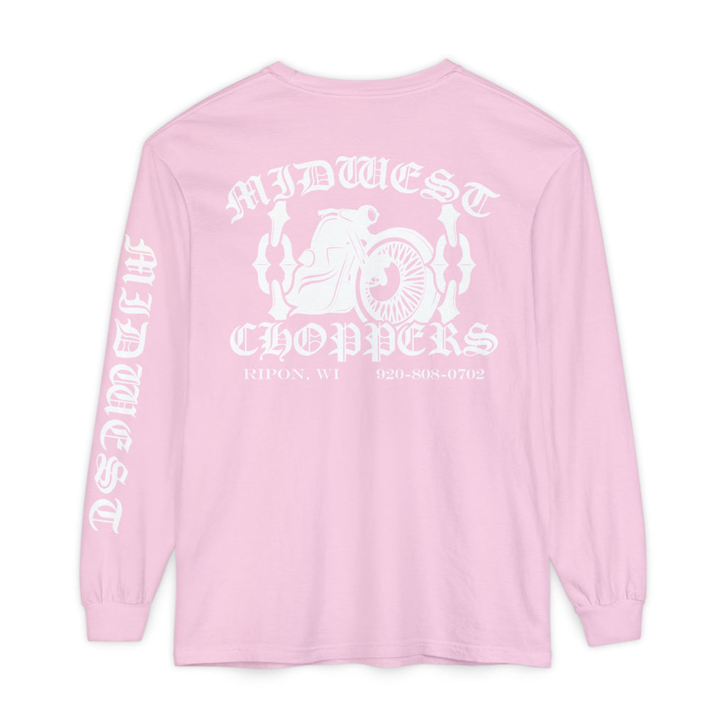 WHITE LABEL Unisex Garment-dyed Long Sleeve T-Shirt
