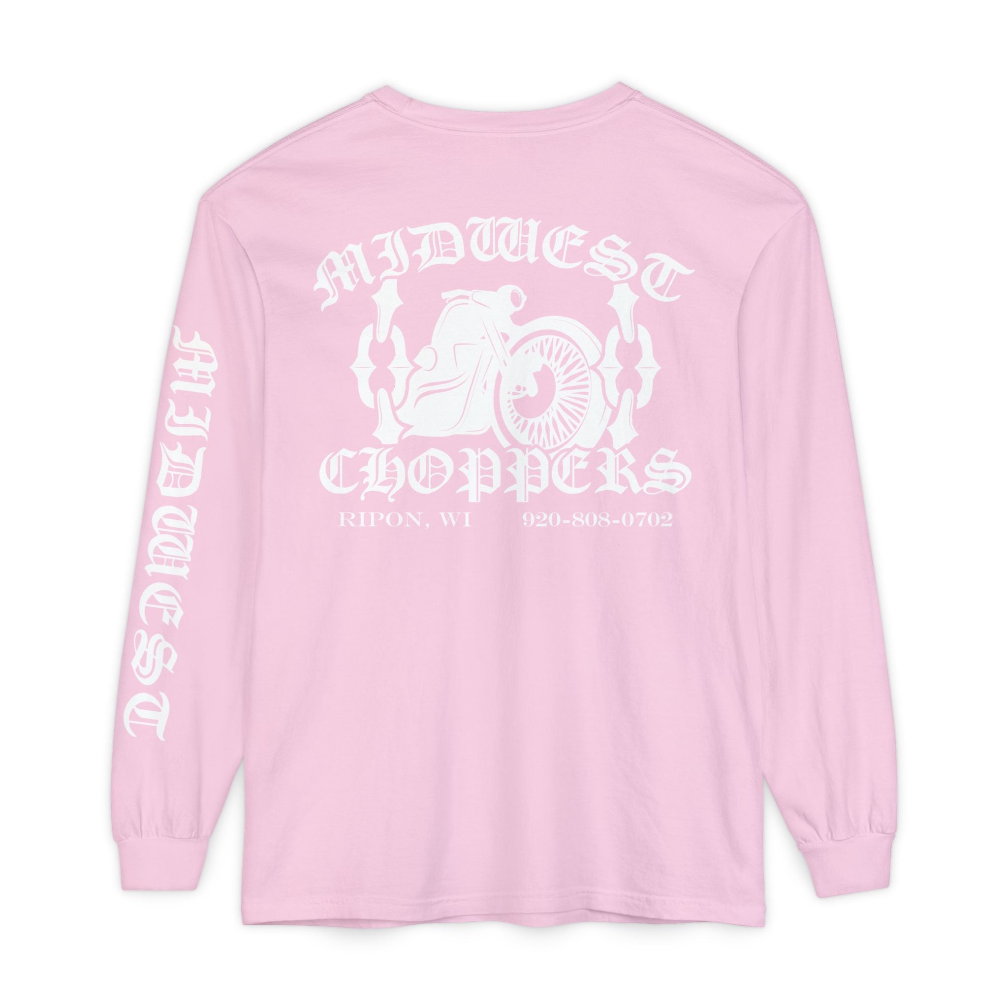 WHITE LABEL Unisex Garment-dyed Long Sleeve T-Shirt