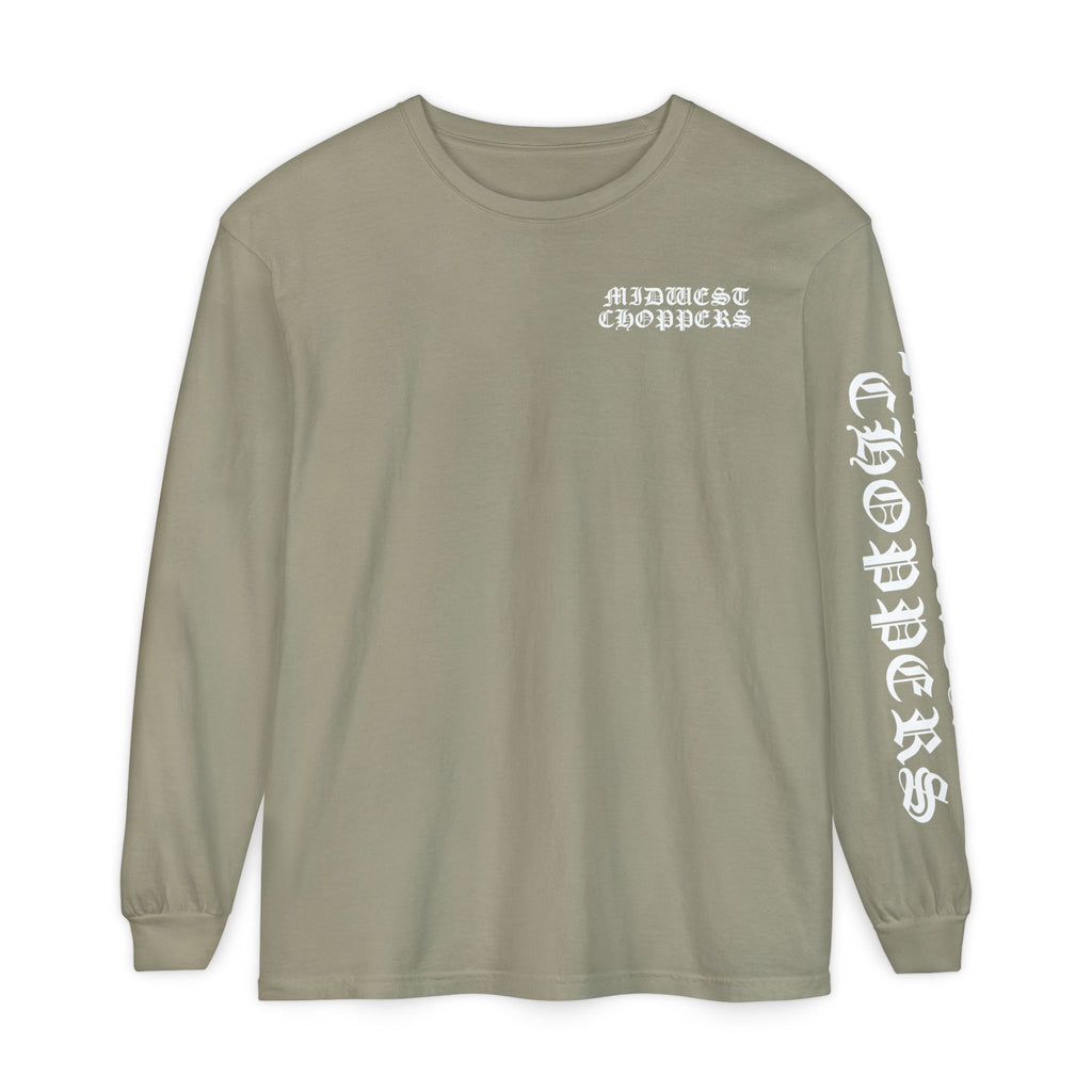 WHITE LABEL Unisex Garment-dyed Long Sleeve T-Shirt