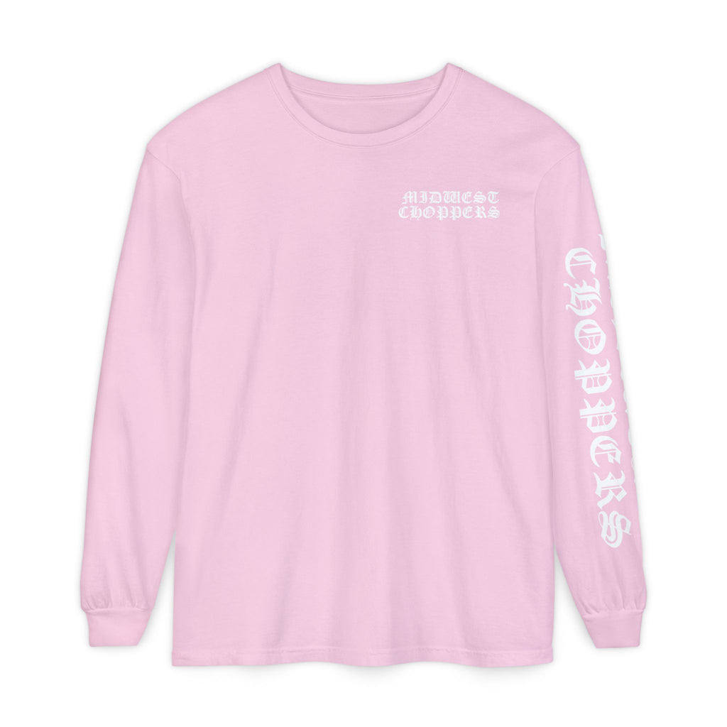 WHITE LABEL Unisex Garment-dyed Long Sleeve T-Shirt