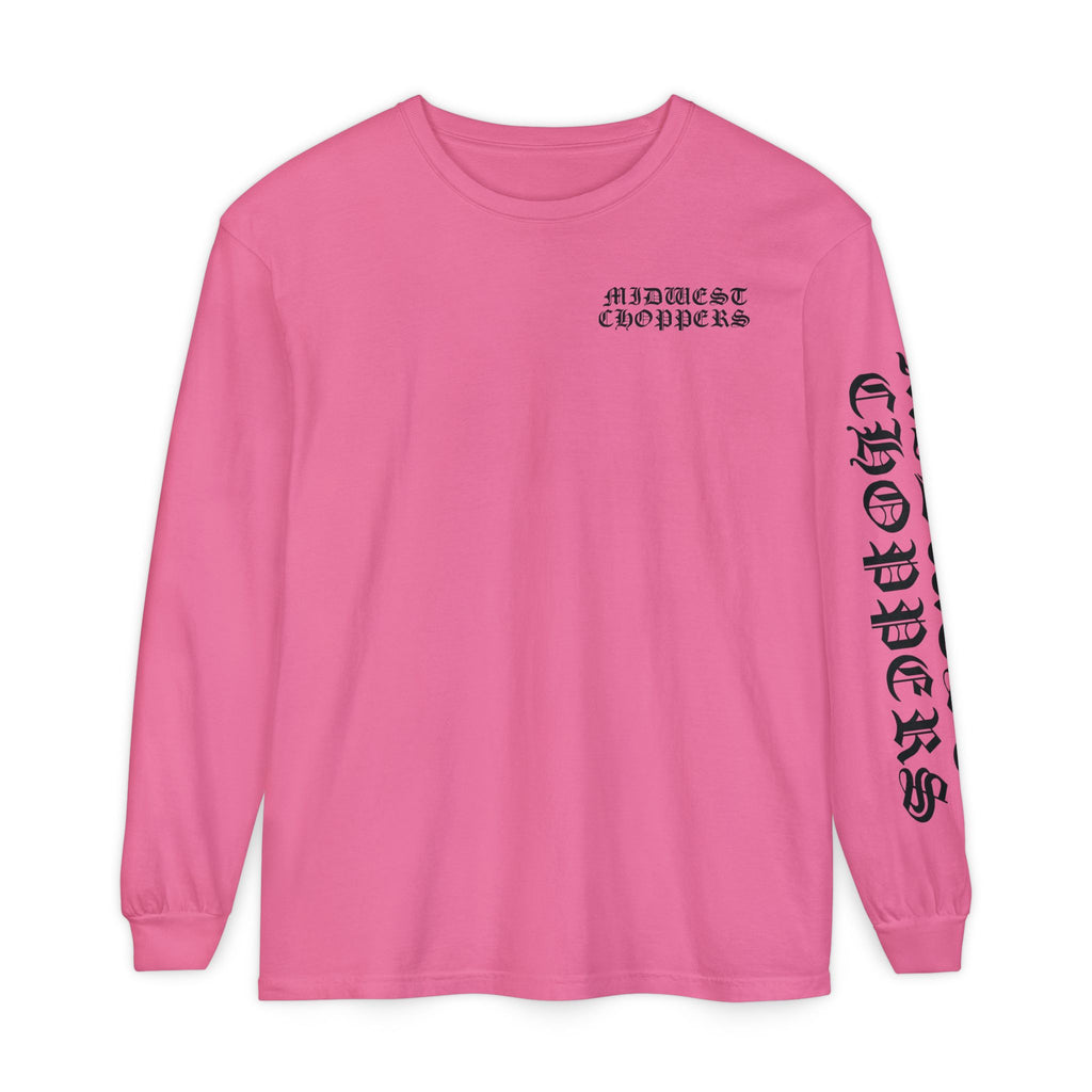 BLACK LABEL Unisex Garment-dyed Long Sleeve T-Shirt