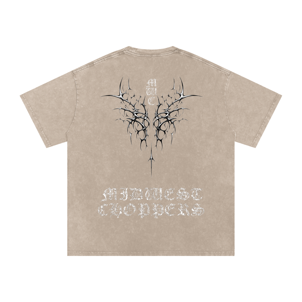 ACID WASH CENTER (MWC) GRUNGE BACK