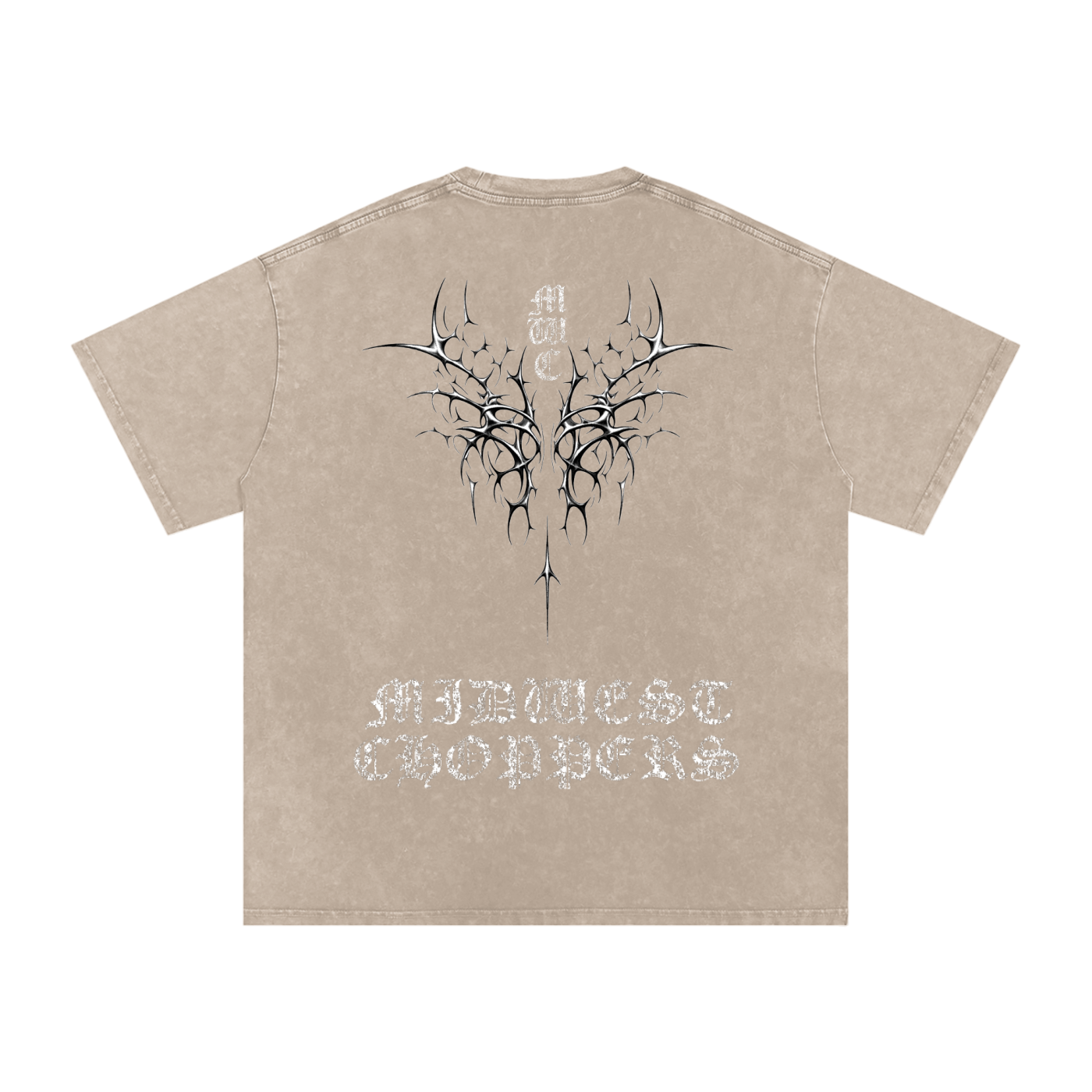 ACID WASH CENTER (MWC) GRUNGE BACK